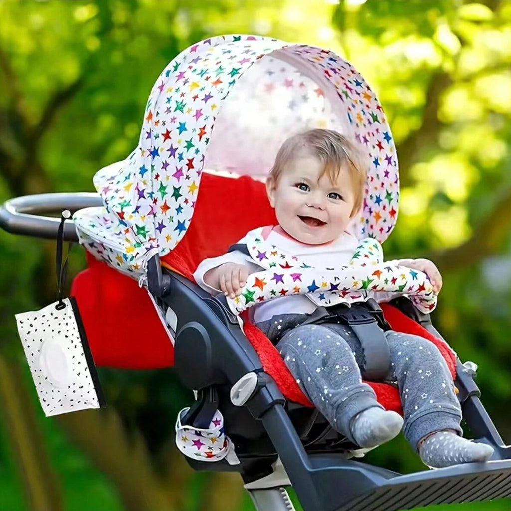 lumafe Bolsa reutilizable para toallitas húmedas de bebé ejemplo de uso