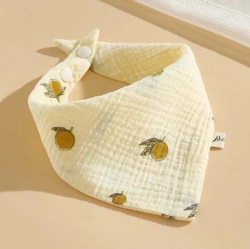 Set de 5 Baberos de Muselina Estilo Coreano 